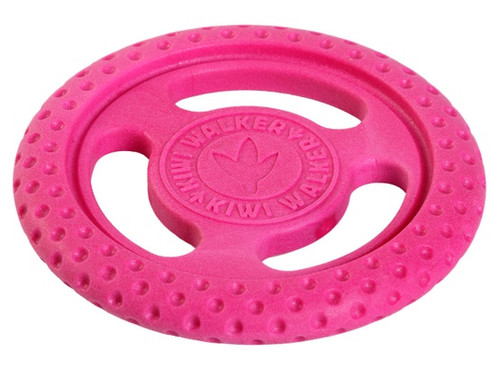 Kiwi Walker Let's Play Dog Toy Frisbee Mini, pink