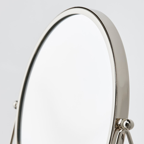 LASSBYN Table mirror, silver-colour, 17 cm