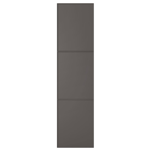 MERÅKER Door, dark grey, 50x195 cm