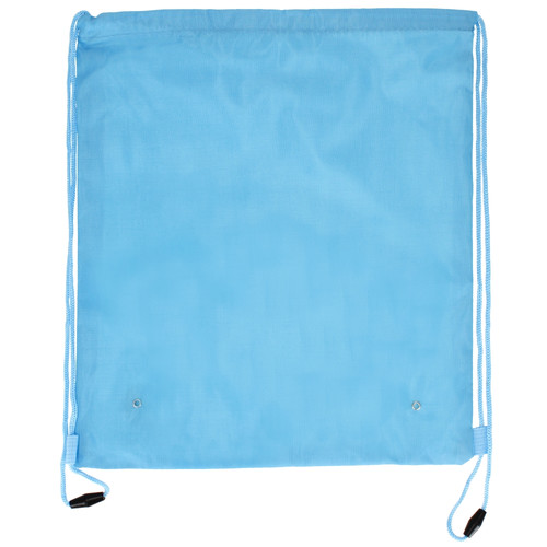 Drawstring Bag School Shoes/Clothes Bag, light blue