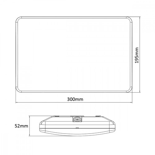 MacLean LED Wall Lamp with House Number & Sensor MCE292W