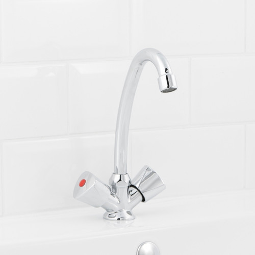 GoodHome Bathroom Sink Tap Grenvik, chrome