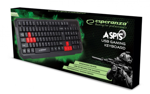 Esperanza Aspis Red Gaming Wired Keyboard