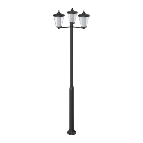 GoodHome Outdoor Lamp Haro 3 x 1000 lm, graphite