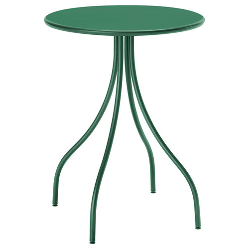 TÅNEBRO Side table, dark green, 46 cm