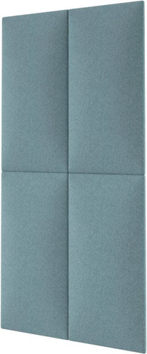 Upholstered Wall Panel Stegu Mollis Rectangle 60 x 30 cm, light blue