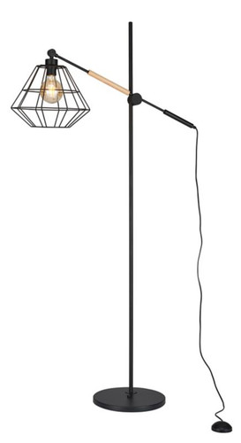 Floor Lamp Boogie 1 x 60 W E27, black