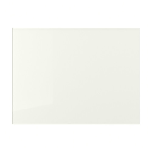 FÄRVIK 4 panels for sliding door frame, white glass, 75x236 cm