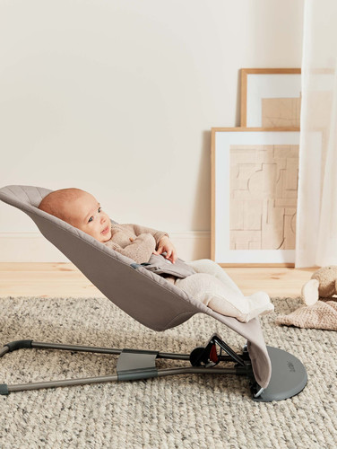 BABYBJÖRN Bouncer Bliss WOVEN, Sand Grey