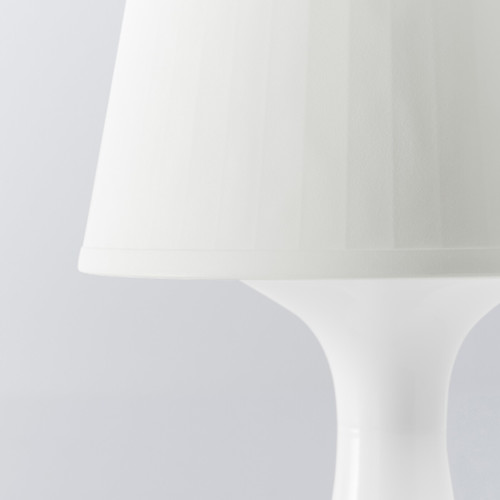 LAMPAN Table lamp, white, 29 cm