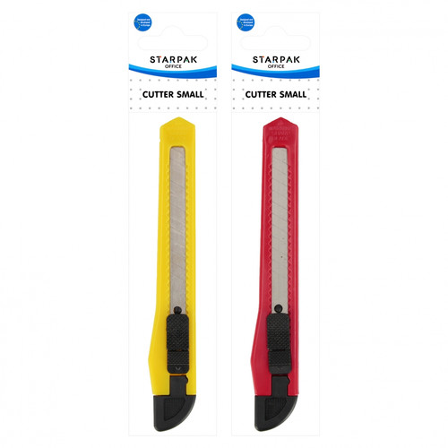 Starpak Cutter Small, Paper Knife Snap-off Knife, 1pc, random colours