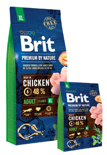 Brit Dog Food Premium By Nature Adult XL Extra Large 15kg