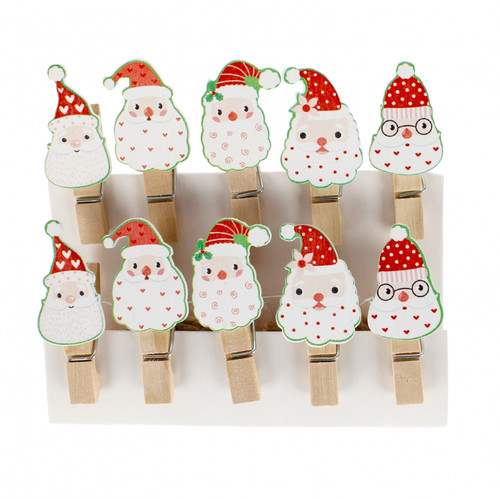 Christmas Decorative Santa 10pcs