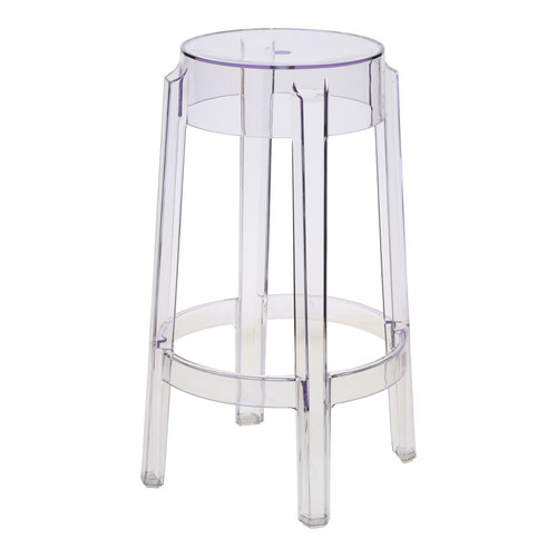 Bar Stool Ghost 66cm, transparent