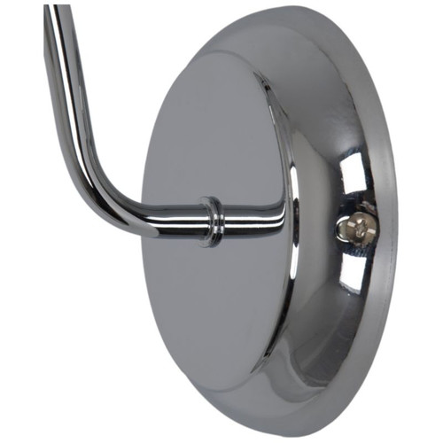 GoodHome Wall Lamp Saucats 1-p E27, chrome