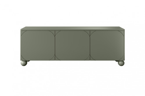 TV Cabinet Sonatia II 150 cm, with internal drawer, olive