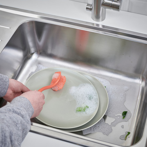 ANTAGEN Dish-washing brush, bright orange