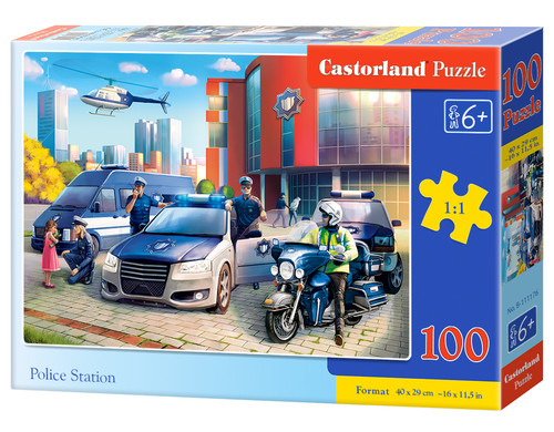 Castorland Children's Puzzle Police Station 100pcs 6+