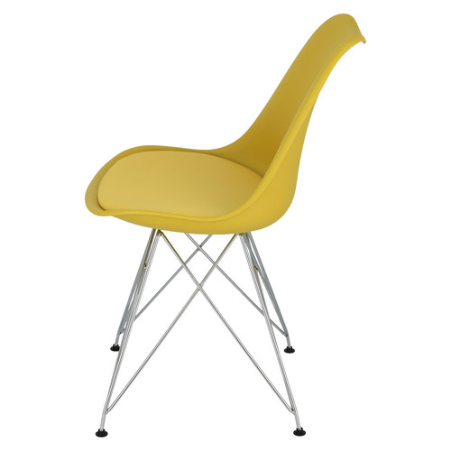 Dining Chair Norden DSR PP, yellow