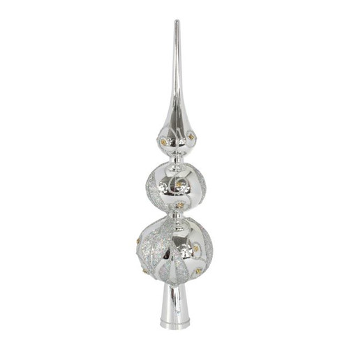 Christmas Tree Topper 32 cm, silver