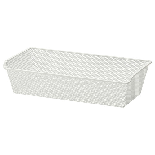 KOMPLEMENT Mesh basket, white, 75x35 cm