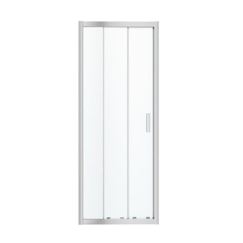 GoodHome Sliding Shower Door Beloya 80 cm, chrome/transparent