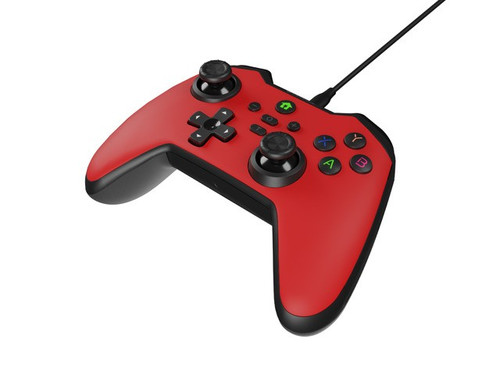 NATEC Gamepad Genesis Mangan 300, red