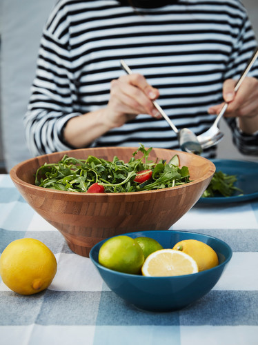 GRÖNSAKER Serving bowl, bamboo, 28 cm