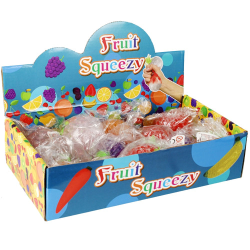 Bead Gel Squishy Stress Toy 6cm, 1pc, random colours, 3+