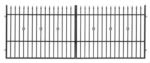 Double Swing Gate Steel 400 x 150 cm