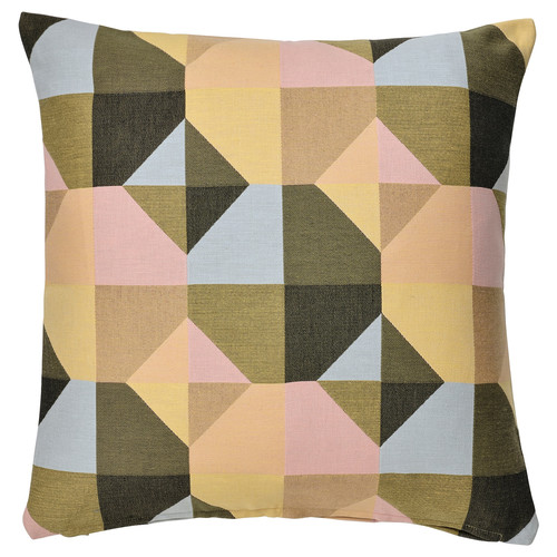 SVARTHÖ Cushion cover, multicolour, 50x50 cm