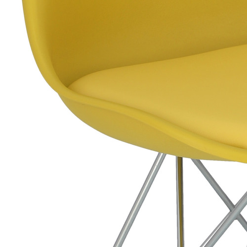 Dining Chair Norden DSR PP, yellow