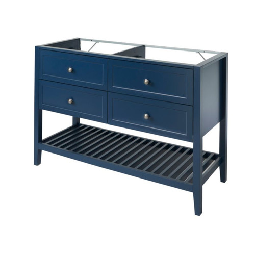 GoodHome Freestanding Bathroom Vanity Cabinet Perma 120 cm, dark blue