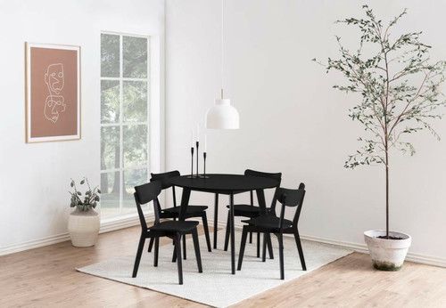 Dining Chair Roxby, black/black