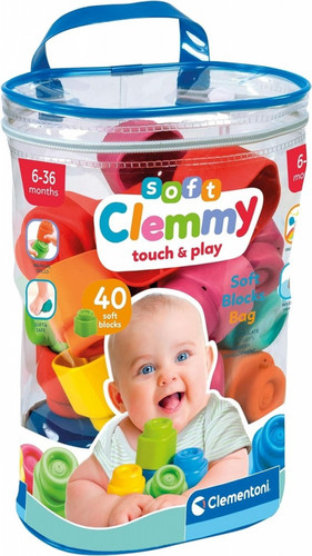 Clementoni Clemmy Blocks 40pcs 6m+