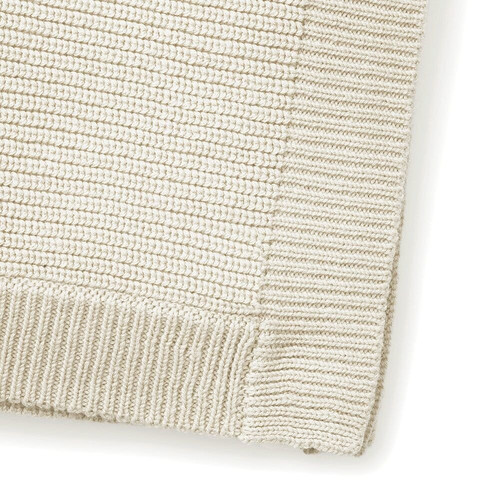 Elodie Details Wool Knitted Blanket -  Vanilla White