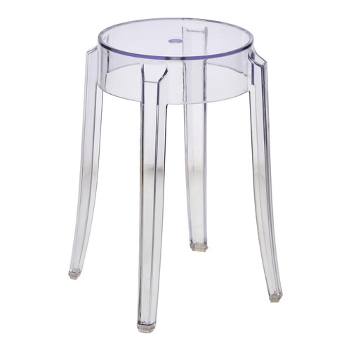 Stool Ghost 46cm, transparent