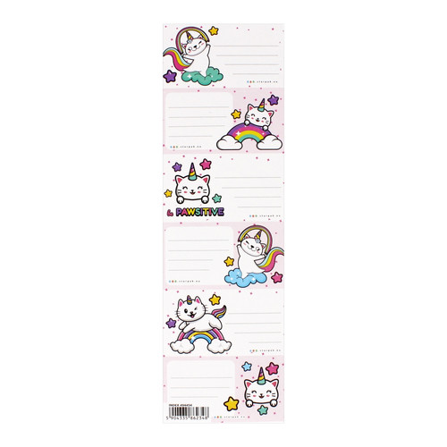 Label Stickers for Notebooks 25pcs Catcorn, assorted