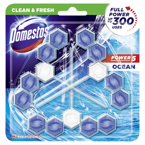 Domestos Ocean TRIO Toilet Cube 3 x 55g