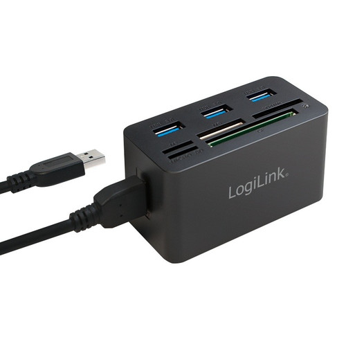 LogiLink HUB USB 3.0 3-Ports with a Memory Card Reader