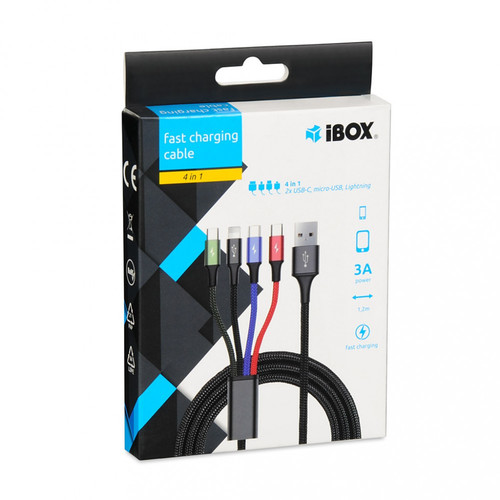 iBOX Multi Cable USB 4in1