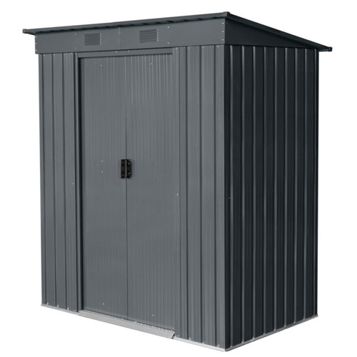 GoodHome Metal Garden Shed  1.9sqm