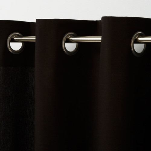 Curtain GoodHome Hiva 140x260cm, black