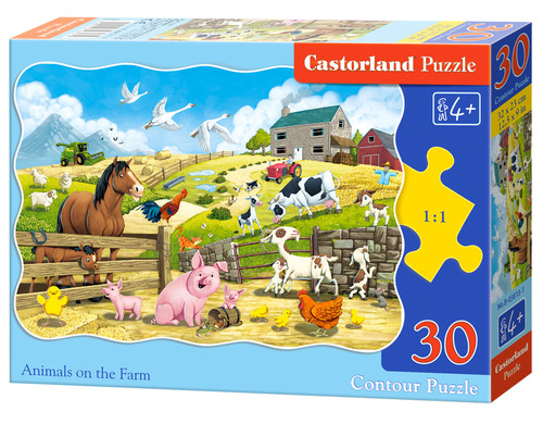 Castorland Children's Puzzle Animals on the Farm 30pcs 4+