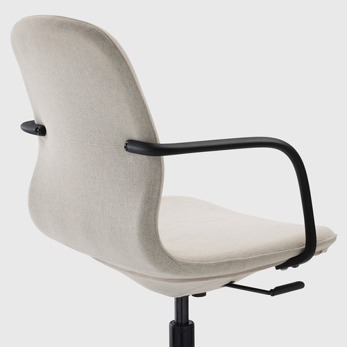 LÅNGFJÄLL Office chair with armrests