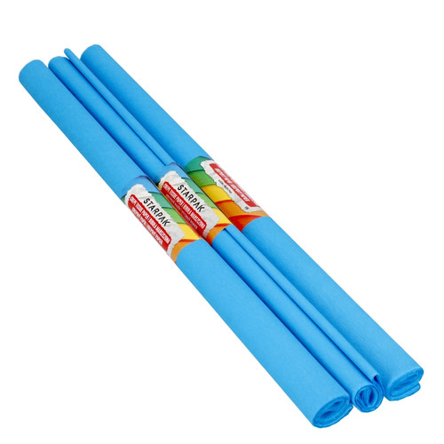 Crepe Paper 50x200cm 10pcs, blue