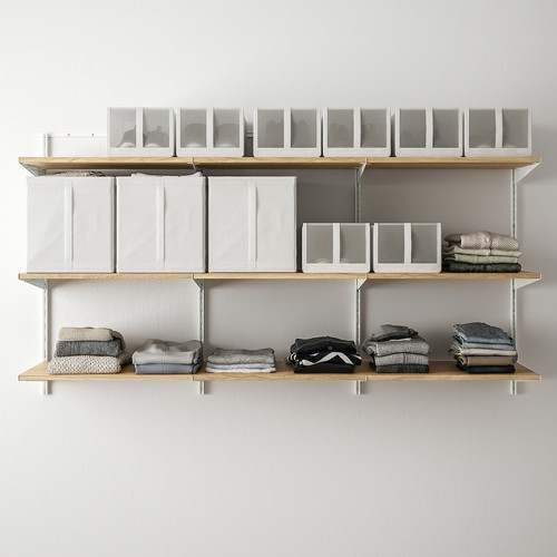 BOAXEL Shelf, oak effect, 60x40 cm