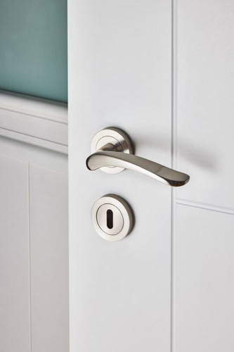 Door Handle Gato Balen, brushed nickel