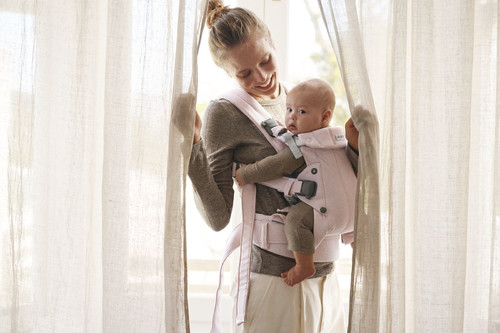 BABYBJORN Baby Carrier Harmony, Woven, Light pink mélange