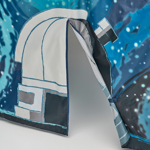 KURA Bed tent, space/blue